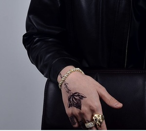 สร้อยข้อมือประดับเพชรแท้8มม.,ของขวัญเครื่องประดับสำหรับผู้หญิงผู้ชาย - Product Image 2