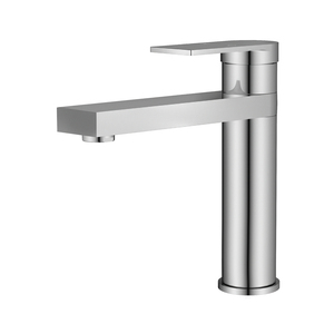 Grifo moderno para lavabo de baño, grifería de latón de un solo Mango, color negro, frío y caliente - Product Image 4