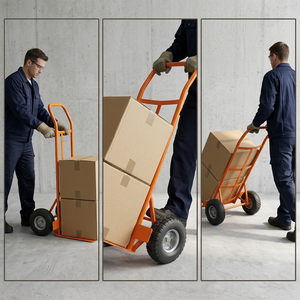 Chariot de livraison manuel en acier robuste pour entrepôt, fabriqué au Vietnam, certifié ISO 9001, haute qualité et économique, prix juste. - Product Image 3