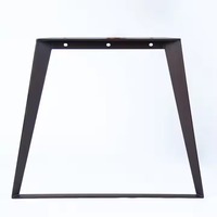 Cadres de table à café/salle à manger modernes en fonte et acier, meubles de maison avec pieds métalliques, hauteur réglable pour restaurant, bureau, banc