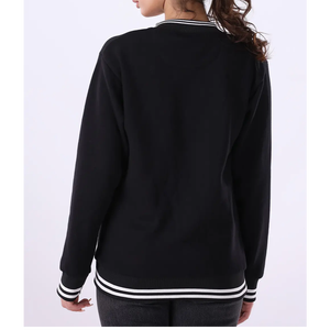 Fábrica al por mayor de alta calidad nuevo producto 380 GSM chaquetas universitarias de hombro caído para mujer - Product Image 4