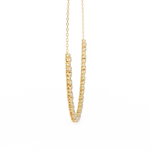 Hermoso Collar de Oro de 18K para Mujer con Diamantes Cultivados en Laboratorio - Product Image 6