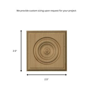 <b>Vintage</b> Natural Wooden Carving Applique Solid Wood Onlay Wooden <b>Ornament</b> Furniture Door Wall Classic Home Decorative Onlay - Product Image 2