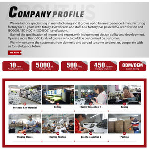 ถุงมือป้องกันการกระแทก TPR ถุงมือหนังป้องกันการตัดถุงมือไนไตรล์ทรายเคลือบปาล์ม - Product Image 6