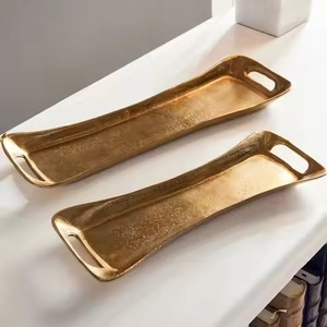 Metal Enamel Eco Friendly Durable Serving <b>Tray</b> with Enamel Sticker Finish for Attractive <b>Table</b> Look - Product Image 2