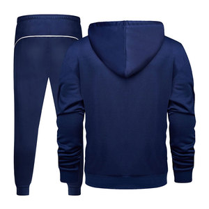 Survêtement léger à capuche pour homme, coupe régulière, grande taille, couleur unie, haute qualité, vêtements de sport d'extérieur - Product Image 6