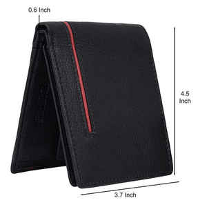 กระเป๋าสตางค์หนังแท้สำหรับผู้ชายทำมือสไตล์วินเทจหรูหรามีซิป - Product Image 4