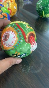 ลูกบอลยางบีบเล่น สนุกสุดมันส์ ยี่ห้อ S.S International Fun Monster  บรรเทาความเครียด เด้งดึ๋ง ทนทาน เก็บลมได้ดี ขนาด 5 ซม. ของชำร่วยงานปาร์ตี้สำหรับเด็ก - Product Image 3