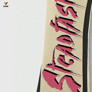 Pantalones de chándal acampanados de cintura alta personalizados para hombre, ropa de calle de pierna ancha recta y holgada desgastada de peso pesado, estampado de lavado oscuro - Product Image 6