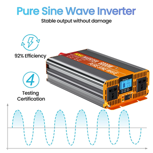 Inversor de Onda Sinusoidal Pura HOULI Solar, Convertidor de CC 24V/12V a CA 220V, 7000W Monofásico para Uso Doméstico y en Automóviles - Product Image 4