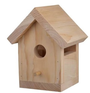 Dernière maison d'oiseau en bois pour jardin de qualité durable avec finition élégante Mangeoire à oiseaux en bois pour oiseaux pour balcon décor d'arrière-cour - Product Image 4