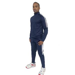 Ensemble survêtement pour homme sur mesure OEM, demi-zip, 2 pièces, survêtement en nylon oversize, coupe-vent pour homme - Product Image 4