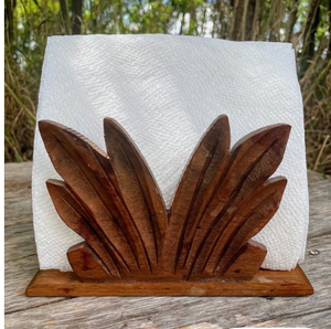 Distributeur de serviettes en bois d'acacia personnalisé Boîtes à mouchoirs de cuisine et de table à manger Porte-serviettes en bois - Product Image 1