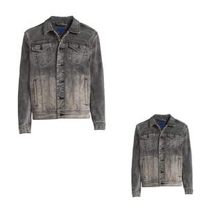 Veste en jean de luxe de qualité supérieure hommes élégants manches longues jean délavé boutonné Vintage Street Wear veste personnalisée pour hommes - Product Image 6