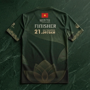 Camiseta de Running Profesional con Logotipo Personalizado, Secado Rápido, Material Deportivo 95% Algodón 5% Spandex, Venta al Por Mayor desde Vietnam - Product Image 4