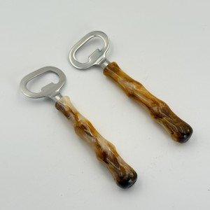 Ouvre-bouteilles de vin et de bière en acier inoxydable avec poignée en résine de haute qualité, ouvre-bouteilles magnétiques pour la maison, le bar et le restaurant - Product Image 4