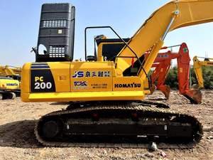 Komatsu รถขุดตีนตะขาบ PC200มือสองในญี่ปุ่นพร้อมปั๊มหลักส่วนประกอบแบริ่งสภาพต่ำชั่วโมง - Product Image 2