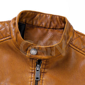 Concevez vos propres vestes d'hiver en cuir Veste en cuir de haute qualité pour hommes au meilleur prix Vestes en cuir à manches longues - Product Image 5