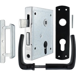 Universal 89 BK/ PK DIN Left/Right PZ Lifting <b>Latch</b> with 60 mm BEVER Backset Mortise <b>Lock</b> for Fireplaces & Accessories - Product Image 1