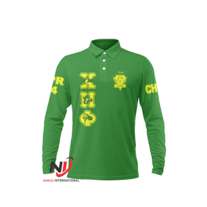 Chi phi Beta เสื้อยืดคุณภาพสูงผ้าฝ้ายนุ่มปักโลโก้ใส่สบายพอดีกับขนาดจริง - Product Image 1
