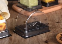 Boîtes d'emballage personnalisées pour gâteaux et pains YuXuan en plastique PET jetable imprimé UV transparent/couleur personnalisée