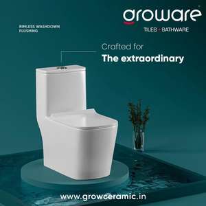 Inodoro ชุดสุขภัณฑ์ยาวพิเศษสำหรับห้องน้ำตู้เก็บน้ำ siphonic หนึ่งชิ้นห้องน้ำเซรามิก - Product Image 2