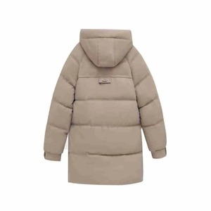 แจ็กเก็ตขนเป็ดผ้าฝ้ายสำหรับผู้หญิง, แจ็คเก็ตบุนวมสีพื้นเสื้อโค้ทอบอุ่นมีกระเป๋าทรงหลวมมีสไตล์ - Product Image 6