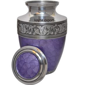 Urna de Latón Esmaltada Blanca con Grabado de Mariposa, Estilo Americano, Capacidad de 200 Pulgadas Cúbicas para Entierro de Adultos, Calidad Premium en Oferta - Product Image 5