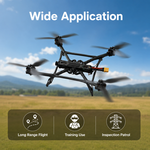 Dron FPV de 13 Pulgadas, Quadcopter con Marco de Fibra de Carbono, Motor sin Escobillas, Cámara Frontal, Plataforma Aérea, OEM, ODM - Product Image 5