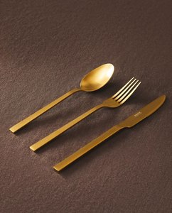 Ensemble de couverts en acier inoxydable de gros, lavable au lave-vaisselle, sans BPA, design moderne et élégant, couverts de luxe pour les fêtes - Product Image 4