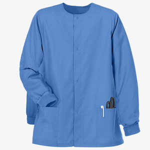 Chaqueta de Enfermería de hospital de alta calidad, estilo Jogger cómodo, cuello acanalado elegante, hecho de Spandex para uniformes profesionales - Product Image 2
