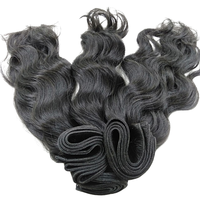 Lots de Cheveux Vierges Remy Ondulés Indonésiens de Luxe en Gros, Extensions à Double Trame, Cheveux Humains Bruts Non Traités, Cheveux Personnalisés
