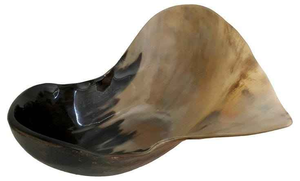 Bol à raser et à mousser en corne de bœuf véritable, plat de service personnalisé, technique écologique - Product Image 3