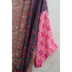 Kimono de seda de lujo para mujer, talla grande, hasta la rodilla, transpirable, con estampado indio, para otoño - Product Image 3