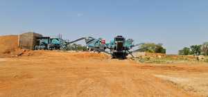 Max.60 TPH Triple Châssis Mobile Jaw Cone VSI Crusher Plant Moteur Roulement Engrenage PLC Boîte De Vitesses Composants De Noyau Inclus - Product Image 5