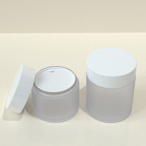 Bán buôn chai thủy tinh và lọ mỹ phẩm chai kem Trắng nắp nhựa màn hình in ấn 150g 200g lọ thủy tinh để bổ sung - Product Image 6