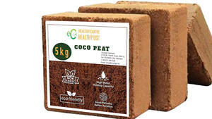 Low EC Coco Peat Block 5kg Premium Washed Coir Substrate for Plant Growing, <b>Vegetables</b>, Home and Hydroponic By ECO2GO VIETNAM - Product Image 5