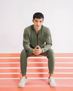 Survêtements Tech en polaire pour hommes, coupe ajustée, pantalon de survêtement d'hiver avec bas de course, logo personnalisé imprimé - Product Image 3