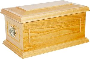 Handmade <b>Large</b> Adult Mosaic Aluminium Glass Cremation <b>Urn</b> Individual Wooden Tiles for Unique Funerals Funeral Supplies - Product Image 5