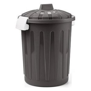 Blim Waste <b>Bin</b> 8L Grey <b>With</b> Clip <b>Lid</b> For Indoor Use - Product Image 3