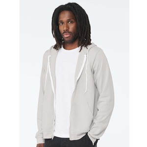 Sweat-shirt Bella Canvas à impression personnalisée, polaire, manches longues, fermeture éclair, capuche - Product Image 2