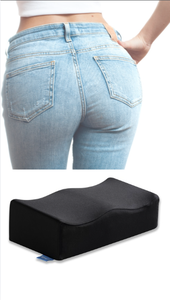 Orthopedic PU Memory Foam <b>Pillow</b> BBL Design 41x19x10cm <b>Bed</b> Body Sitting White Customizable for Post Surgery Health NY3-22 - Product Image 2