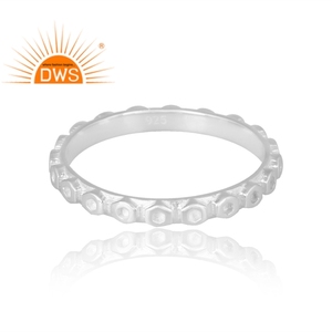 Hot Design Sterling Silver Band <b>Ring</b> For Women Custom Jewelry For Women Gift For Her. <b>Indian</b> Custom Collection - Product Image 4
