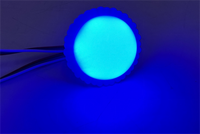 Lumière LED programmable de carnaval d'amusement 45mm 2W DC12V RVB pour l'éclairage extérieur de décoration