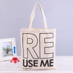 Bolsa de compras personalizada más vendida, bolsa de algodón con impresión de logotipo, lona extra grande y resistente - Product Image 2