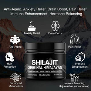 Private Label Pure Himalayan <b>Shilajit</b> Resin Gold Grade 100% Original <b>Shilajit</b> Resin with Rich Fulvic Acid & Trace Minerals - Product Image 3