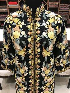 Bohemian Embroidery Handwork <b>Jacket</b> For Women Party Wear Winter Coat latest collection for exclusive this season - Product Image 2