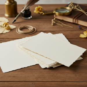 Wholesale A1 Handmade Cotton <b>Paper</b> <b>Wedding</b> Cards 250 GSM Deckled Edge <b>Paper</b> Craft <b>Invitation</b> card OEM Direct Factory 23x33" - Product Image 3