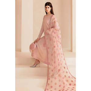 Vestido Jazmin de Seda Cruda Bordado en Satén TC-1393 - Product Image 4