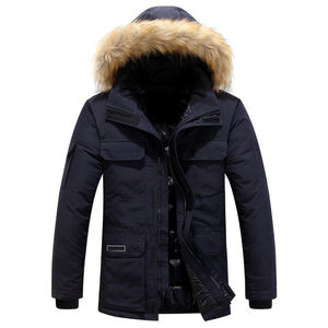 Veste parka d'automne pour homme de qualité supérieure, personnalisable, de haute qualité, enduite, 100% polyester tissé, à capuche, respirante, col montant vintage - Product Image 4